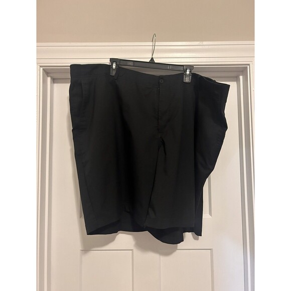 Mens Nike Performance Golf Shorts 52 Big Tall Black Athletic Quick Dry Stretchy - Picture 1 of 3